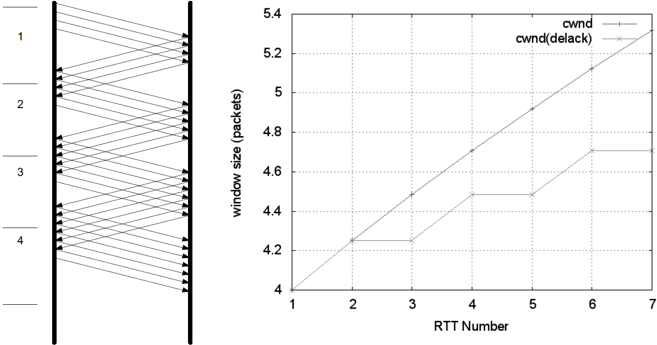 Operation of the congestion avoidance algorithm